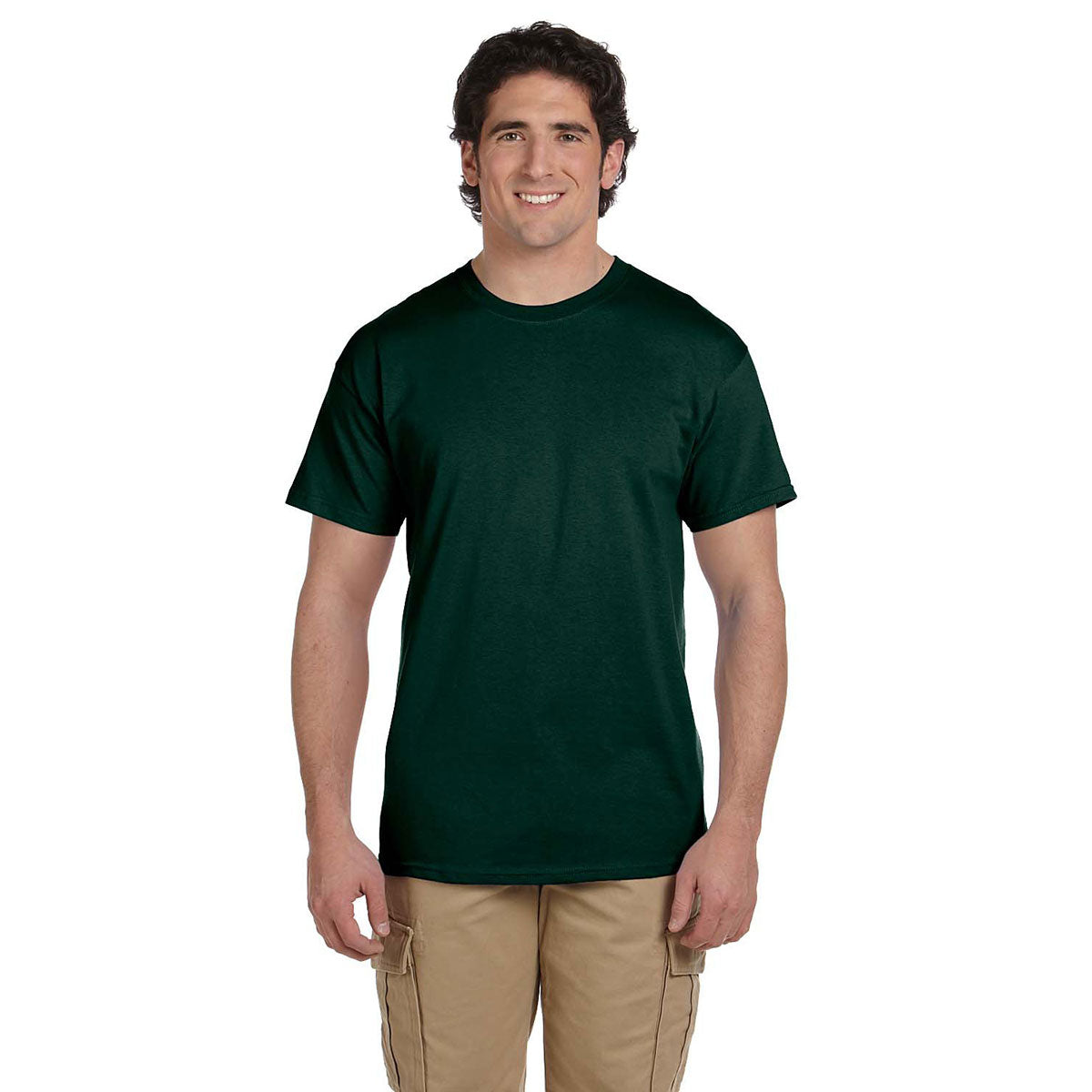 Hanes Men's Deep Forest Eco-Friendly 5.2 oz. 50/50 T-Shirt