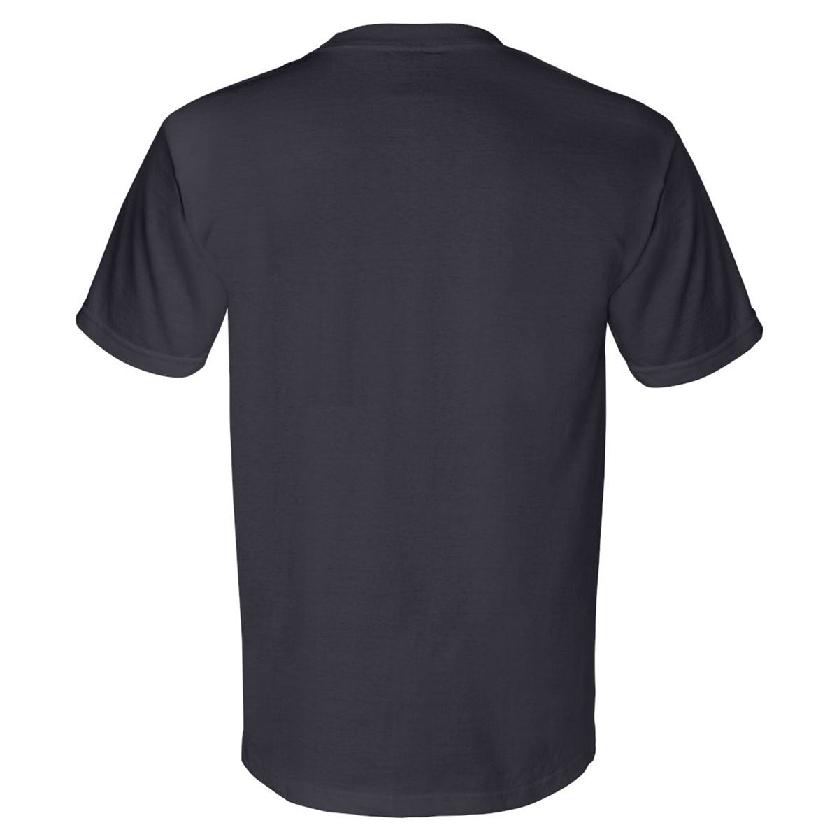Bayside Men's Navy Union-Made Short Sleeve Pocket T-Shirt - Ideal for Custom Logos