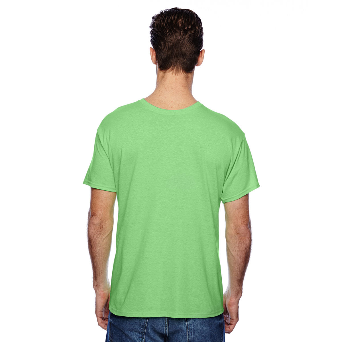 Hanes Men's Neon Lime Heather 4.5 oz. X-Temp Performance T-Shirt: A Must-Have for Outdoor Enthusiasts