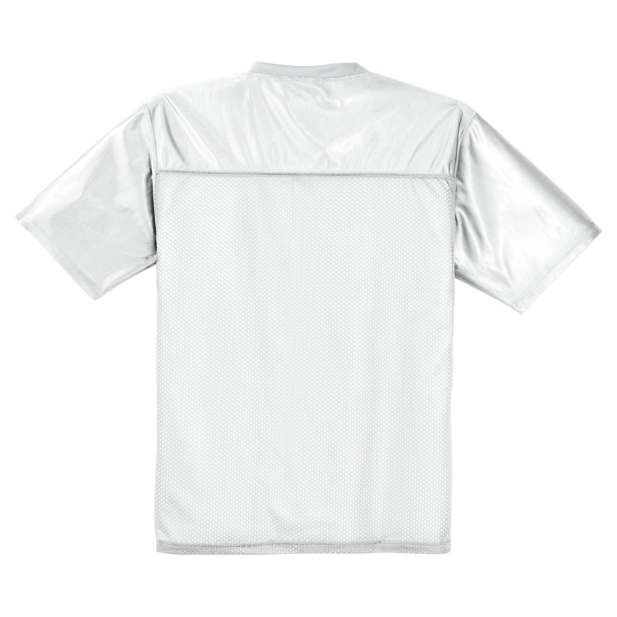 Sport-Tek Men's Stunning White PosiCharge Replica Jersey - A Must-Have!
