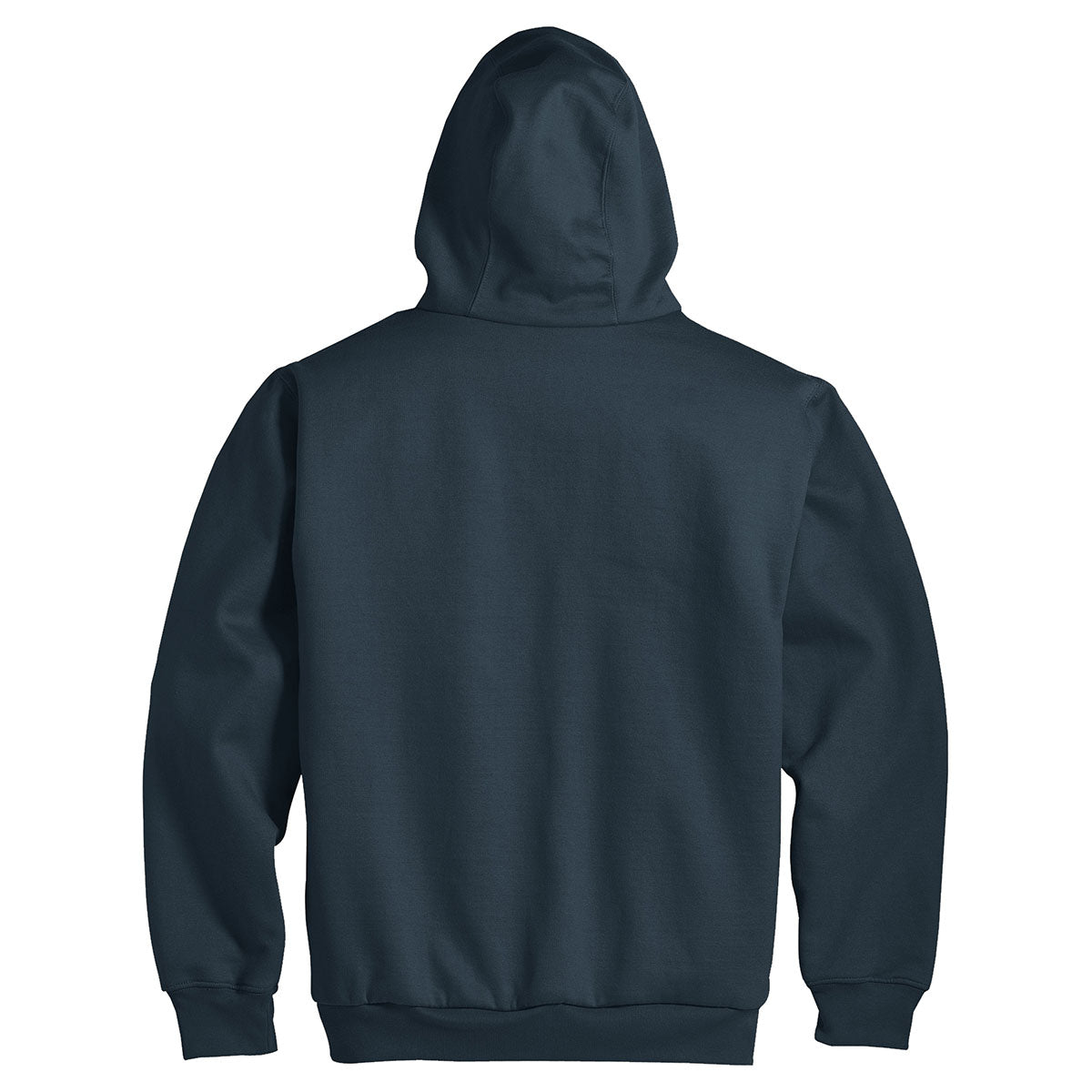 CornerStone Men's Navy Heavyweight Thermal Lined Full-Zip Hooded Sweatshirt - The Ultimate Cold-Weather Essential