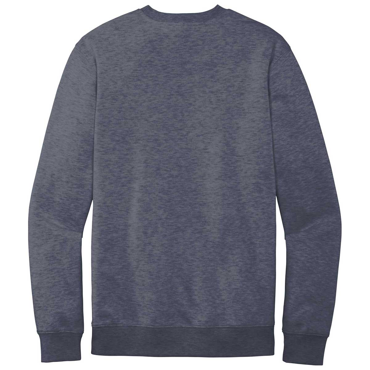 District Men's Navy Heathered V.I.T. Fleece Crew - A Must - Have for Men!