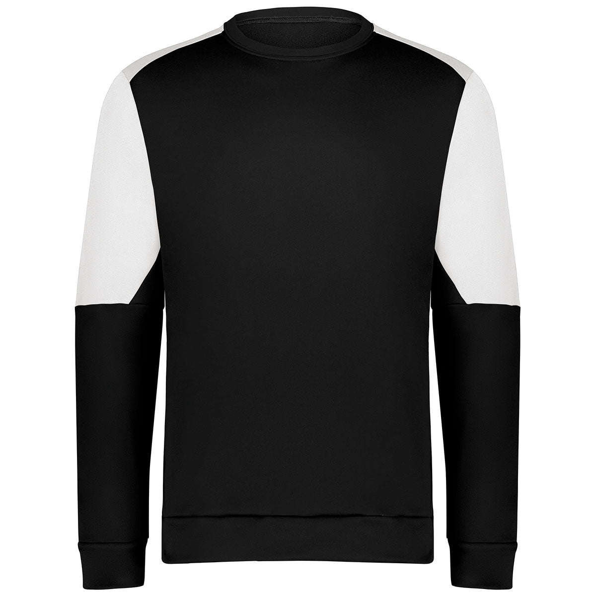 Holloway Men's Stunning Black/White Momentum Team Fleece Crew - Grab Yours Now!