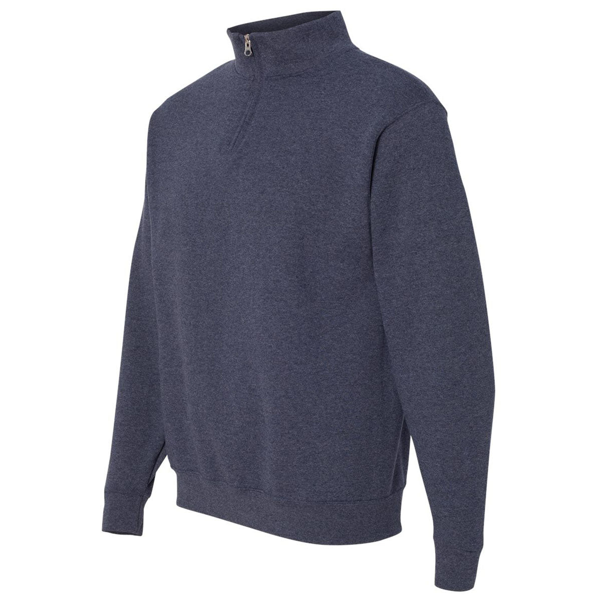 Jerzees Men's Vintage Navy Nublend Cadet Collar Quarter-Zip Comfort Sweatshirt