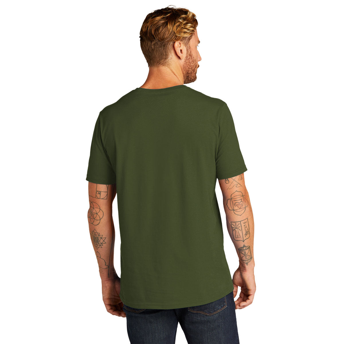Allmade Unisex Herb Green Organic Cotton Stylish Tee