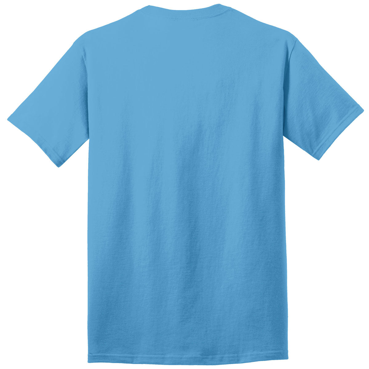 Port & Company Men's Stunning Aquatic Blue Cotton Tee