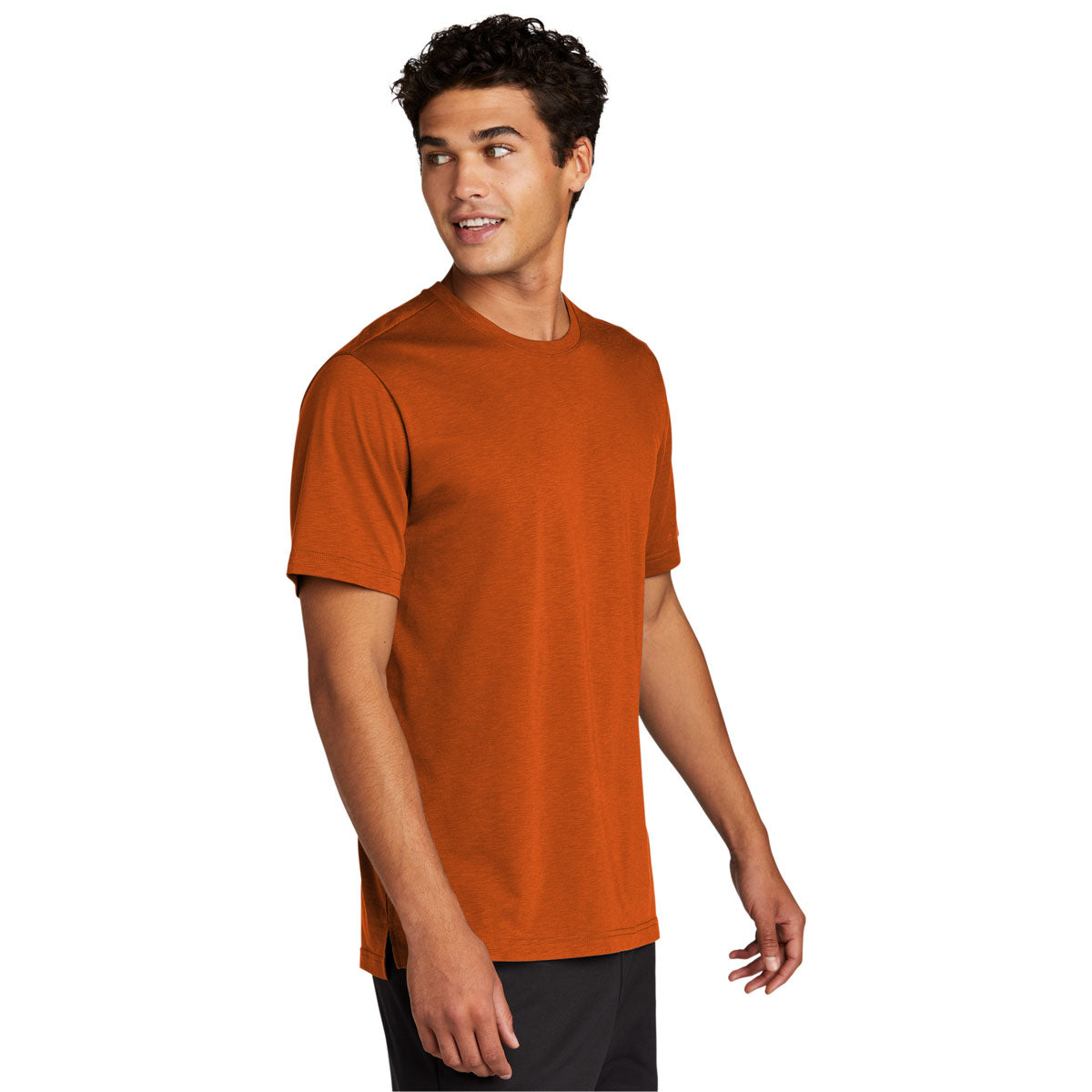 Sport-Tek Men's Vibrant Texas Orange PosiCharge Strive Tee - Streetwear Inspired