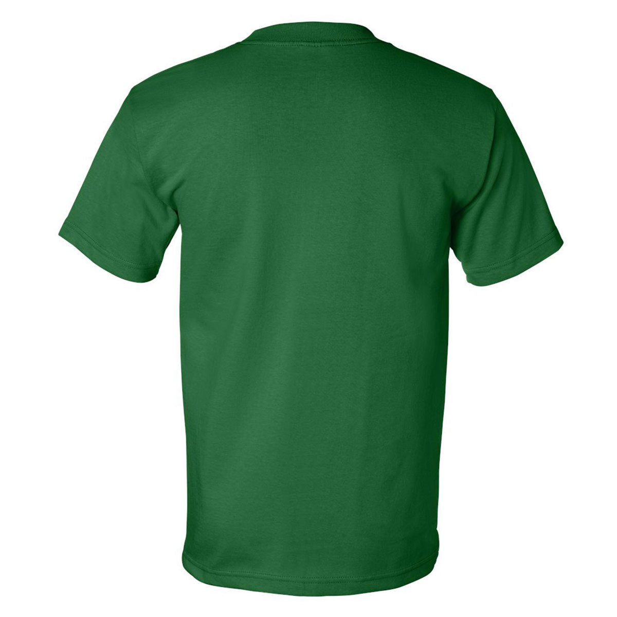 Bayside Men's Stunning Kelly Green USA-Made Short Sleeve T-Shirt