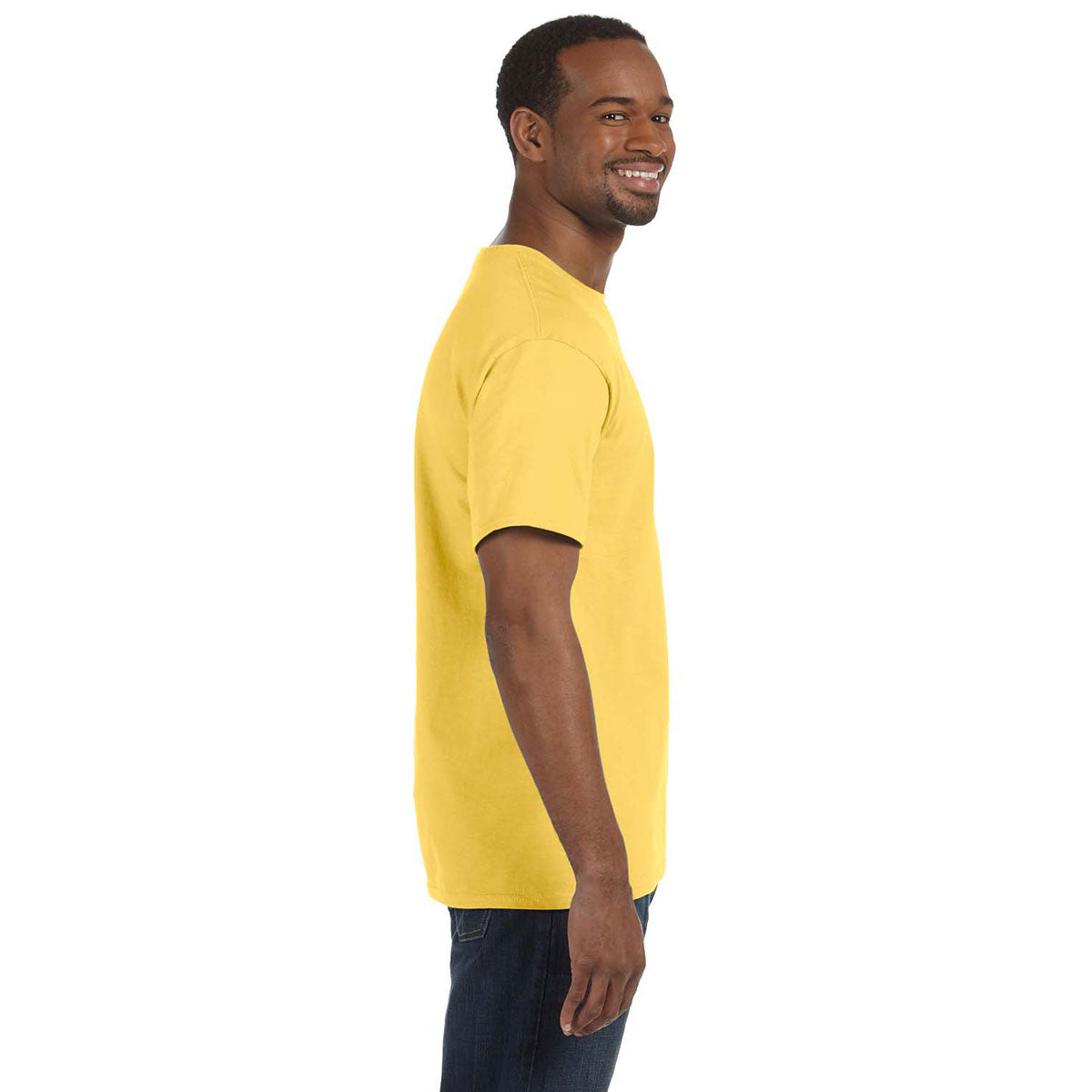 Jerzees Men's Island Yellow Dri-Power Active T-Shirt - 5.6 Oz, Gym Essential