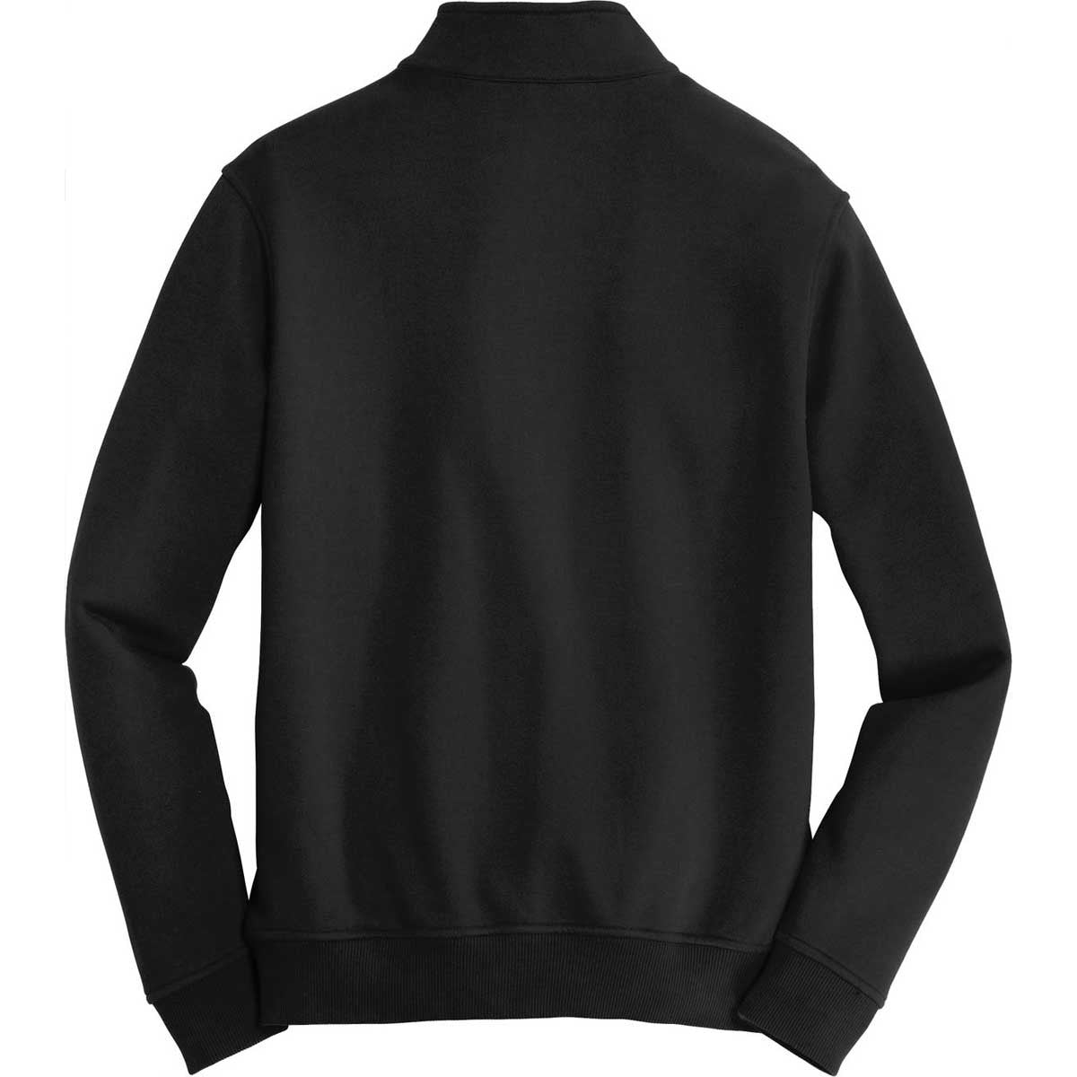 CornerStone Men's Stylish Black 1/2-Zip Emergency Job Shirt