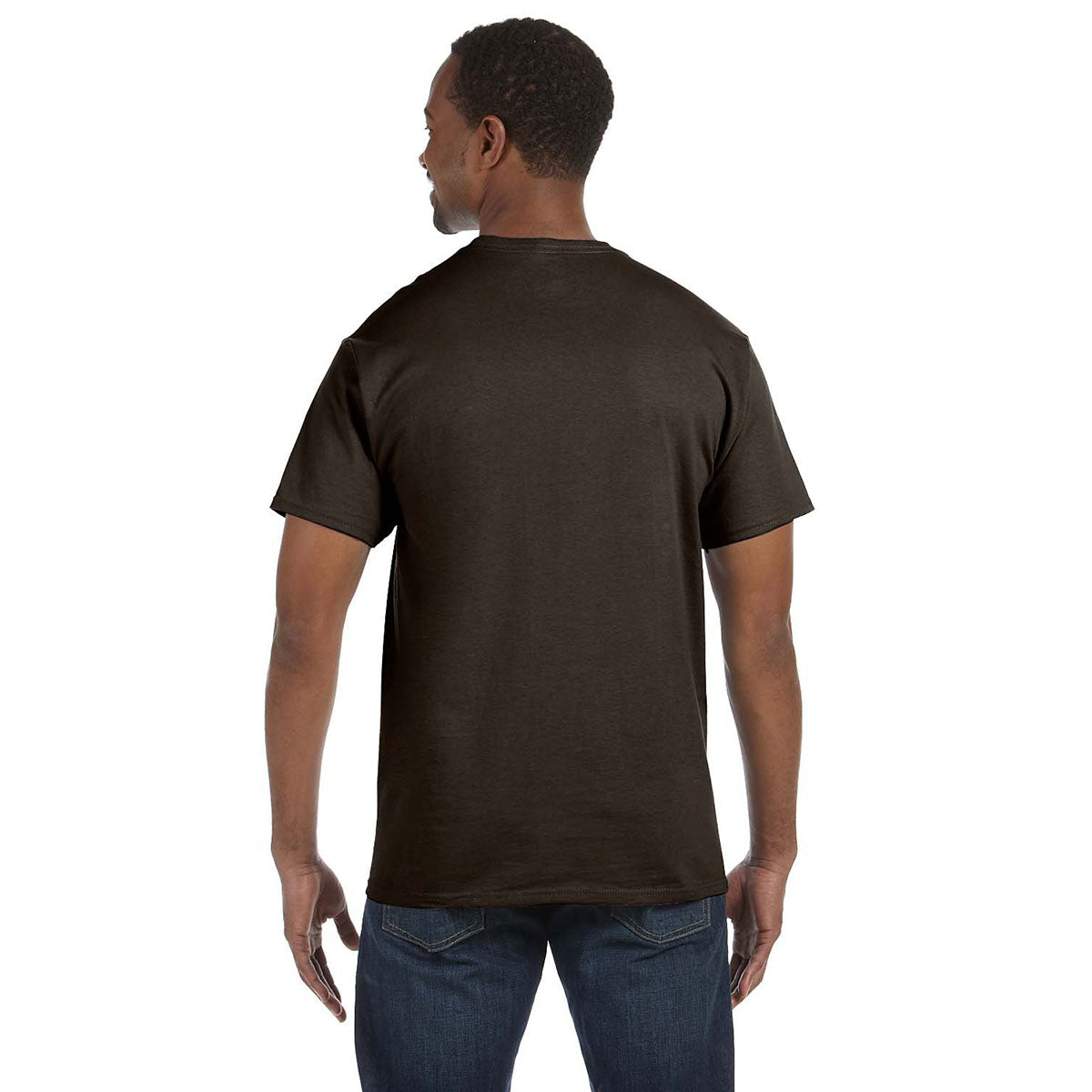 Hanes Unisex Dark Chocolate Authentic Comfort T-Shirt