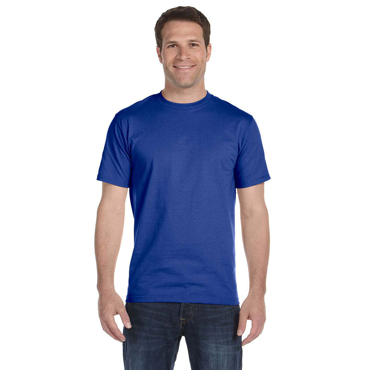 Hanes Men's Deep Royal 6.1 oz. Beefy-T - The Ultimate Comfort Tee