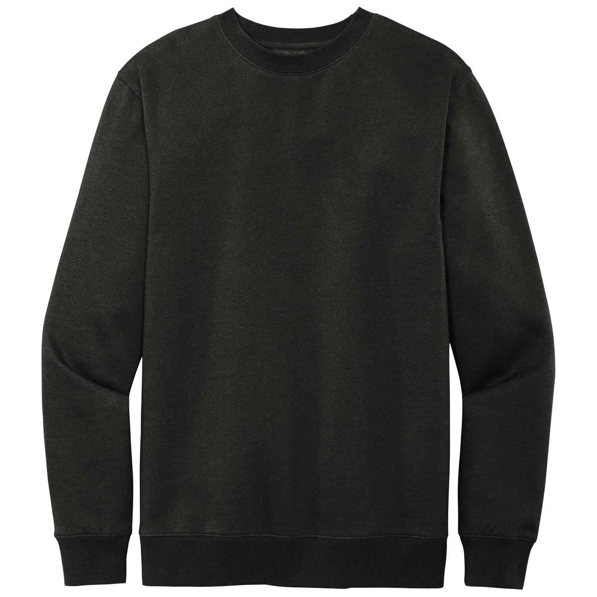 District Men's Stylish Black V.I.T. Fleece Crew
