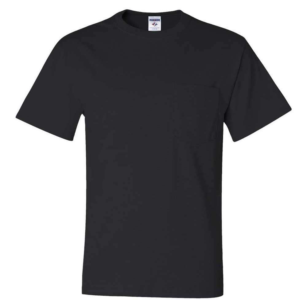 Jerzees Men's Black Dri-Power 50/50 Pocket T-Shirt: A Must-Have for Every Man!