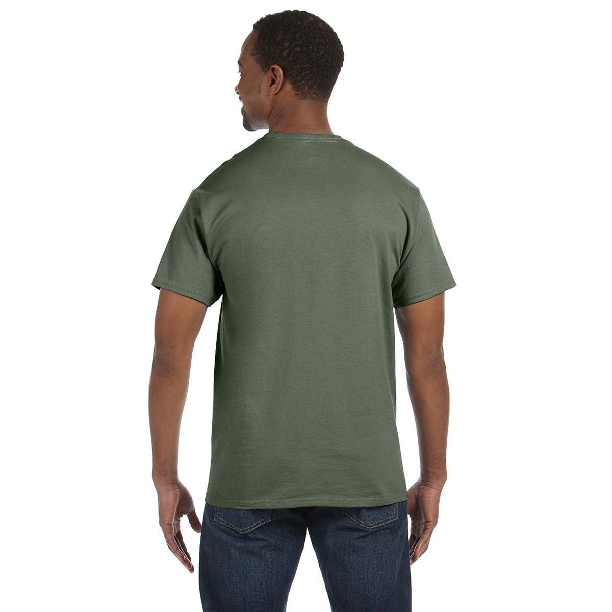 Hanes Unisex Fatigue Green Comfort T-Shirt