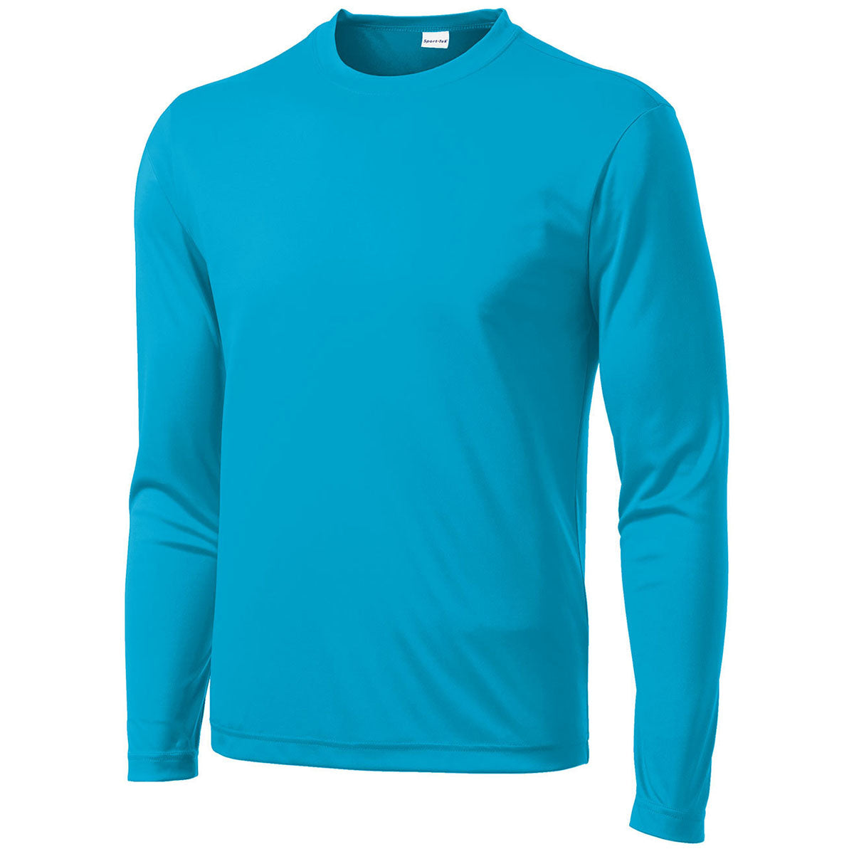 Sport-Tek Men's Atomic Blue Long Sleeve PosiCharge Competitor Tee - Brand-Enhancing Tees