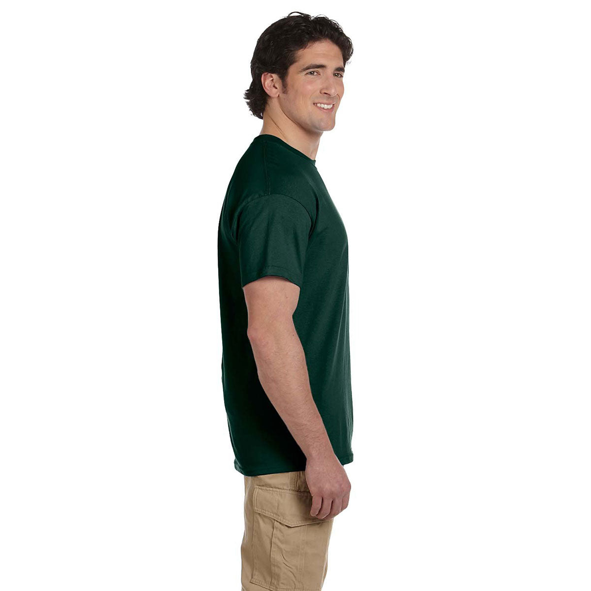 Hanes Men's Deep Forest Eco-Friendly 5.2 oz. 50/50 T-Shirt
