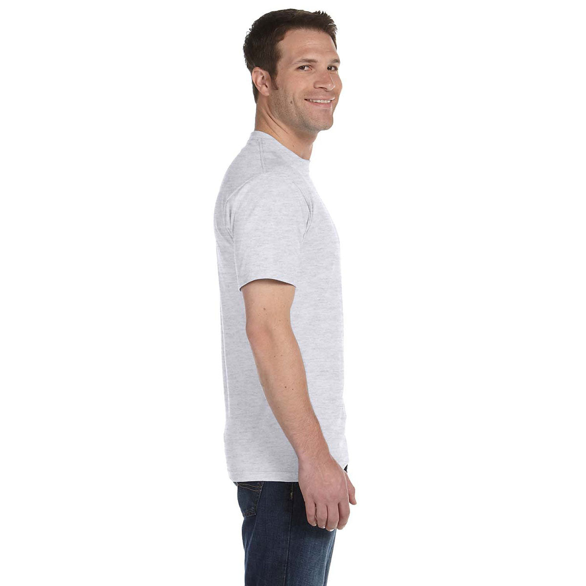 Hanes Men's Stunning Ash 6.1 oz. Beefy-T