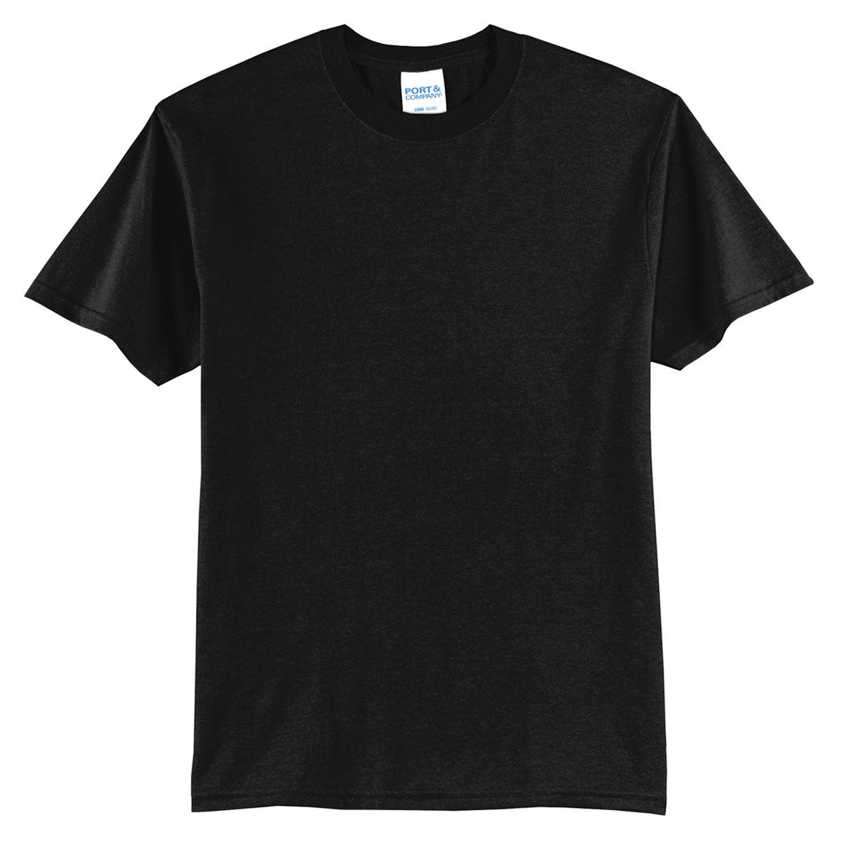Port & Company Men's Jet Black Tall Core Blend Stylish Tee