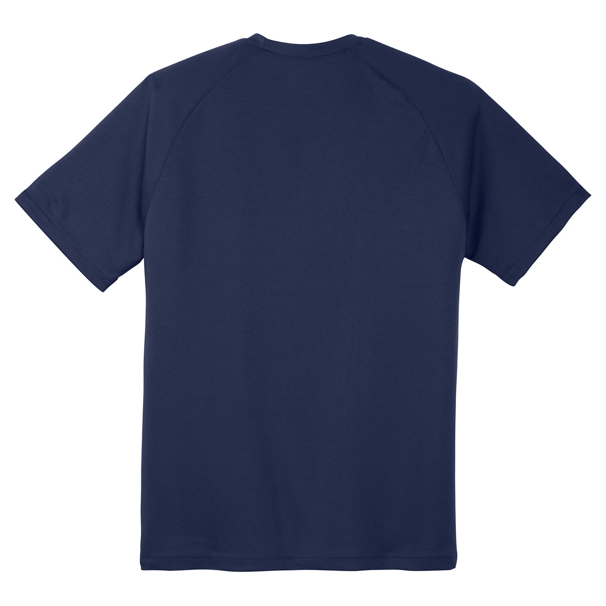 Sport-Tek Men's True Navy Dry Zone Short Sleeve Raglan T-Shirt - A Must-Have for Active Men!