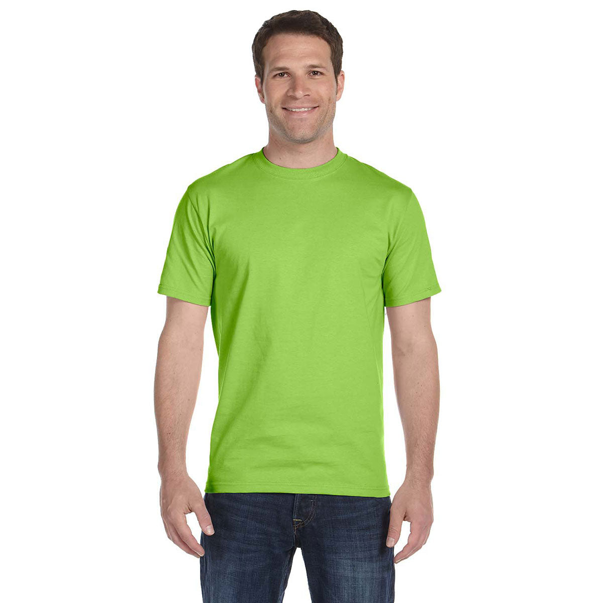 Hanes Men's Lime 5.2 oz. Super-Soft Comfort Cotton T-Shirt