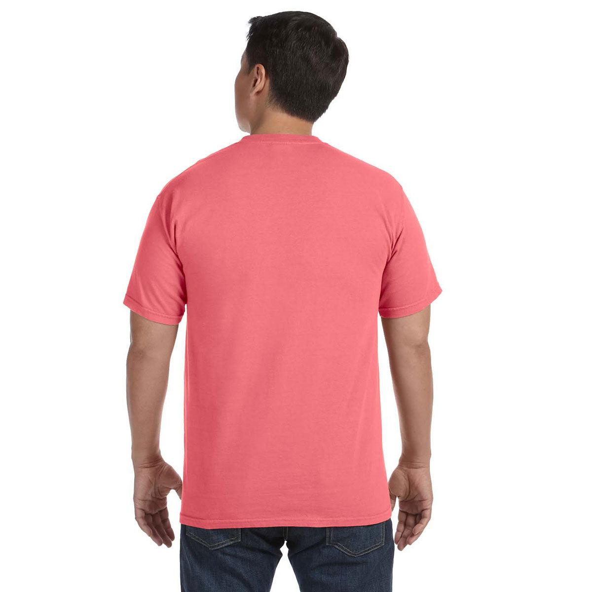 Comfort Colors Men's Stunning Neon Red - Orange 6.1 Oz. T - Shirt