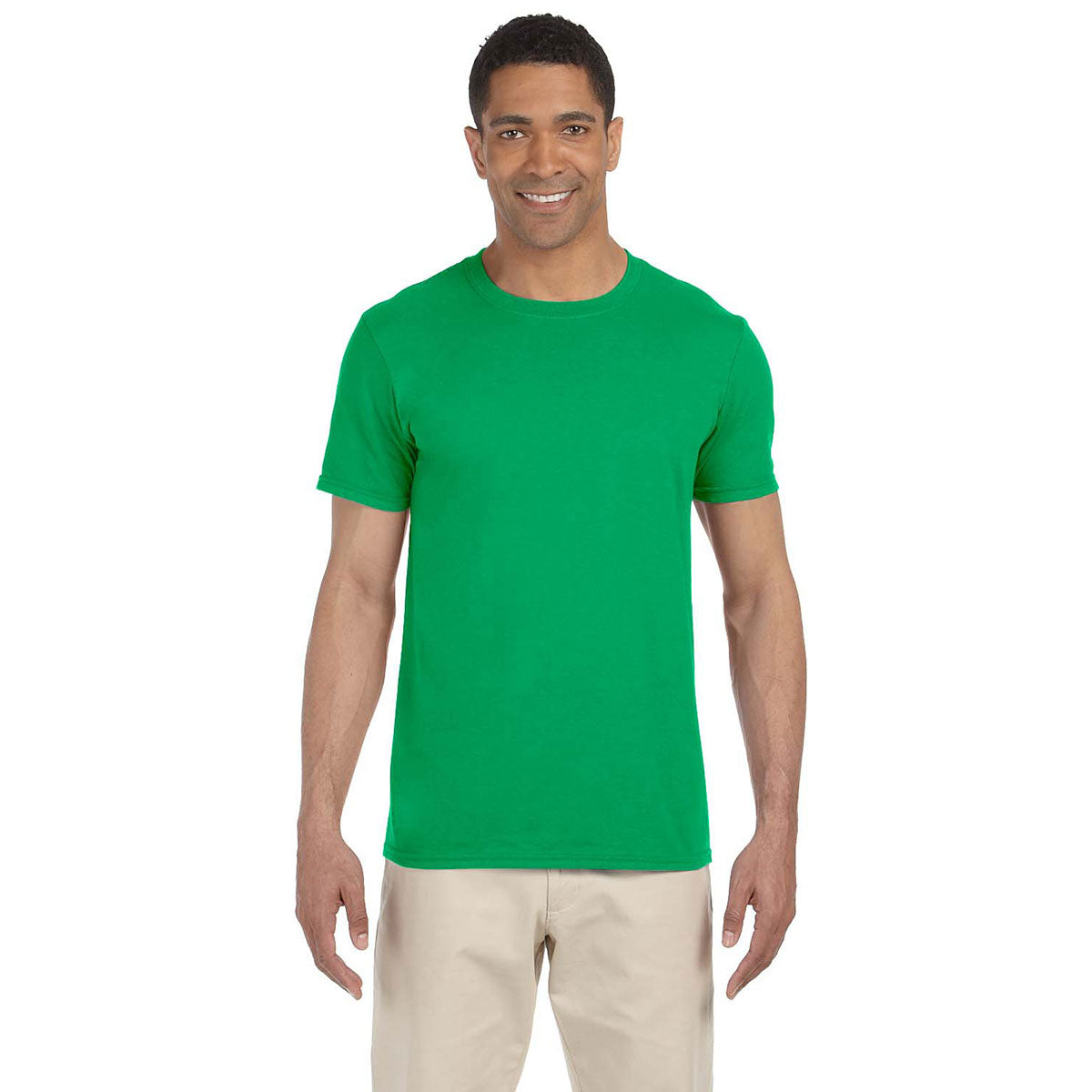 Gildan Men's Irish Green Softstyle 4.5 oz. T-Shirt - The Ultimate Corporate Swag