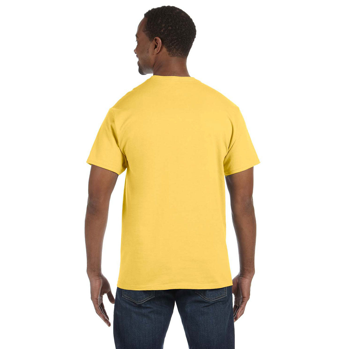Jerzees Men's Island Yellow Dri-Power Active T-Shirt - 5.6 Oz, Gym Essential