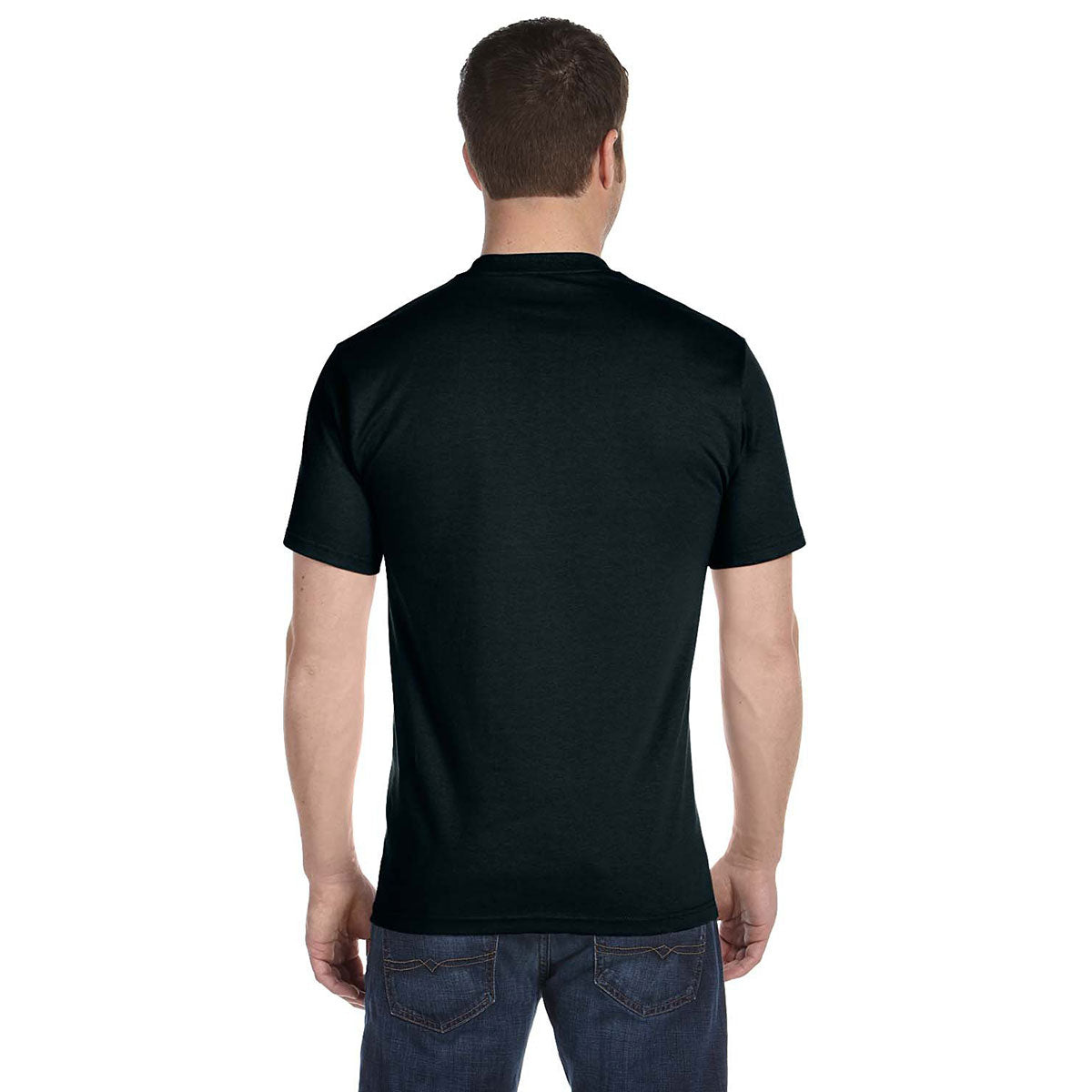 Hanes Men's Tall Black 6.1 oz. Beefy-T - The Ultimate Customizable Tee
