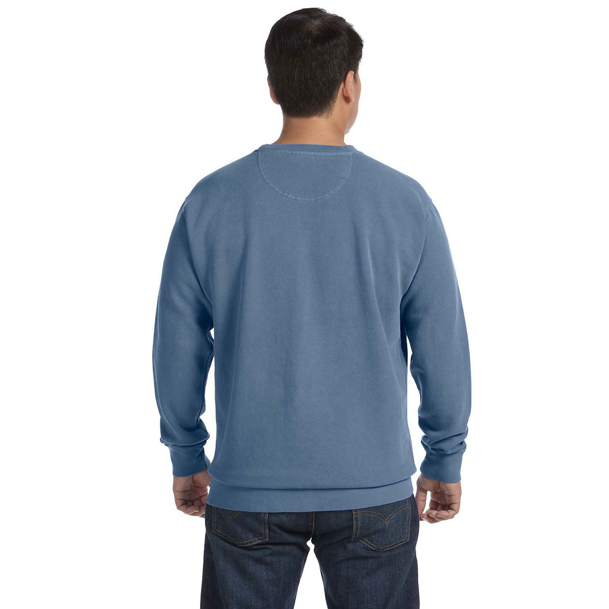 Comfort Colors Men's Premium Blue Jean 9.5 oz. Crewneck Sweatshirt