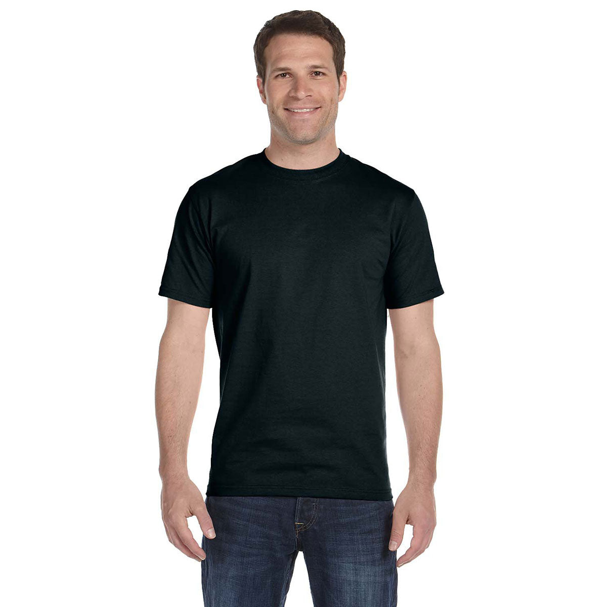 Hanes Men's Tall Black 6.1 oz. Beefy-T - The Ultimate Customizable Tee