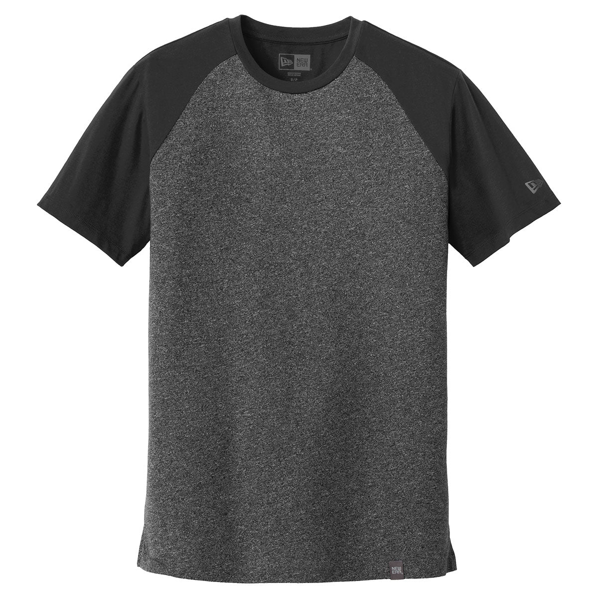 New Era Men's Black Heritage Blend Varsity Tee