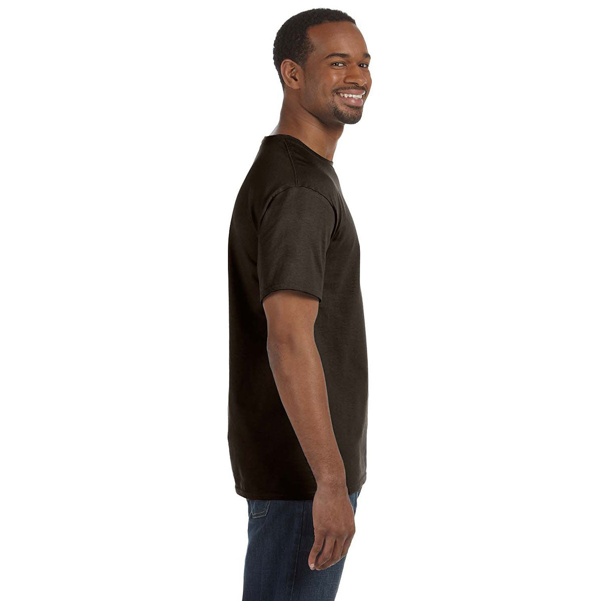 Hanes Unisex Dark Chocolate Authentic Comfort T-Shirt