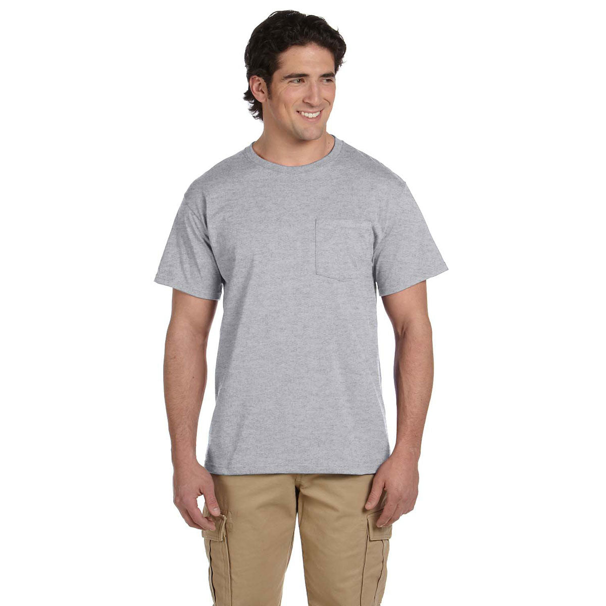 Jerzees Men's Oxford 5.6 Oz Dri-Power Active Pocket T-Shirt: Your Ideal Casual Wear