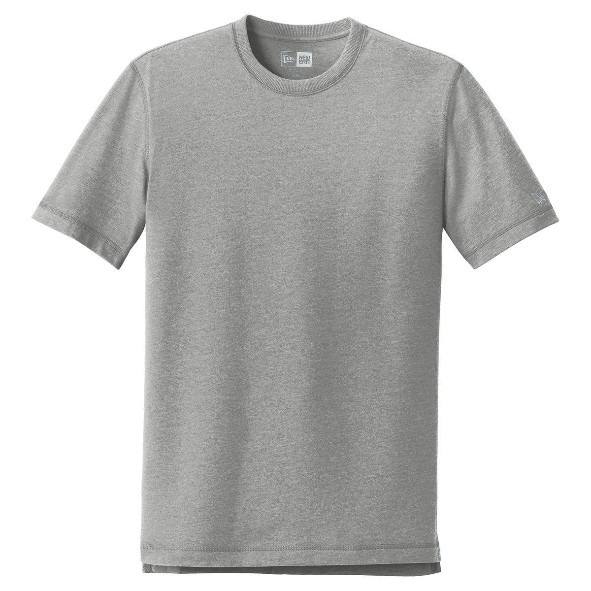 New Era Men's Shadow Grey Heather Sueded Cotton Crew Tee - Super Soft & Durable