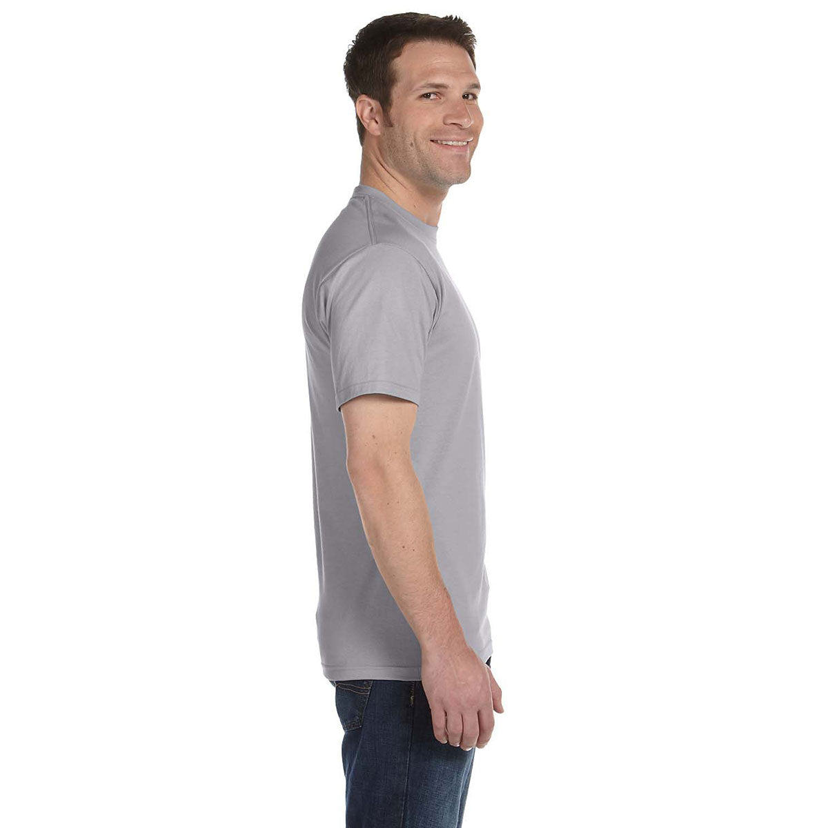 Hanes Men's Stylish Oxford Grey 6.1 oz. Beefy-T - A Must-Have!