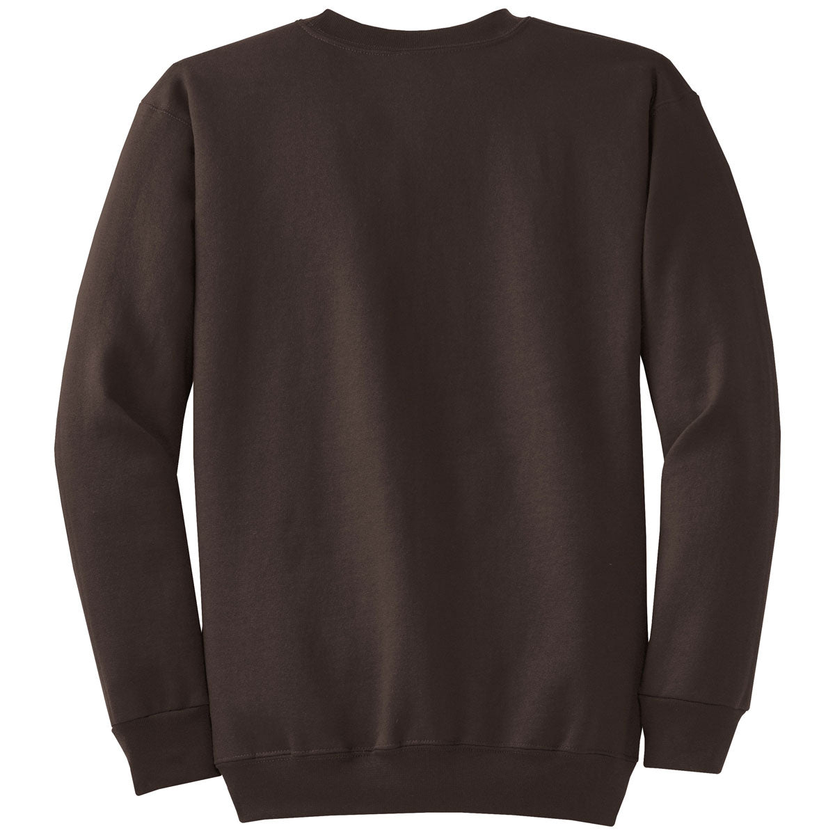 Port & Company Men's Irresistible Dark Chocolate Brown Core Fleece Crewneck Sweatshirt