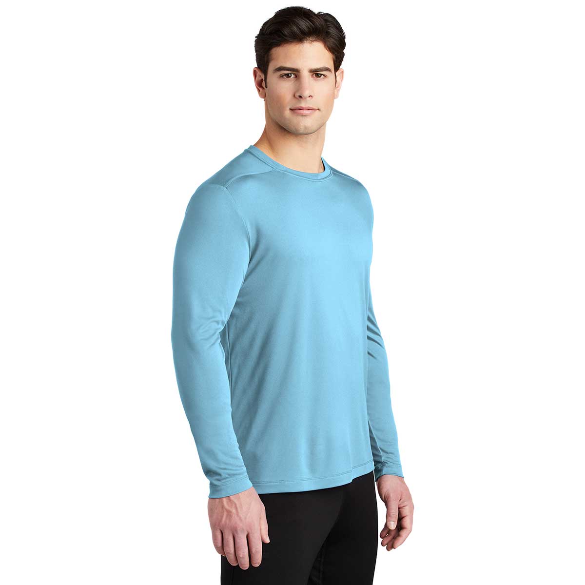 Sport-Tek Men's Stunning Light Blue Posi-UV Pro Long Sleeve Tee