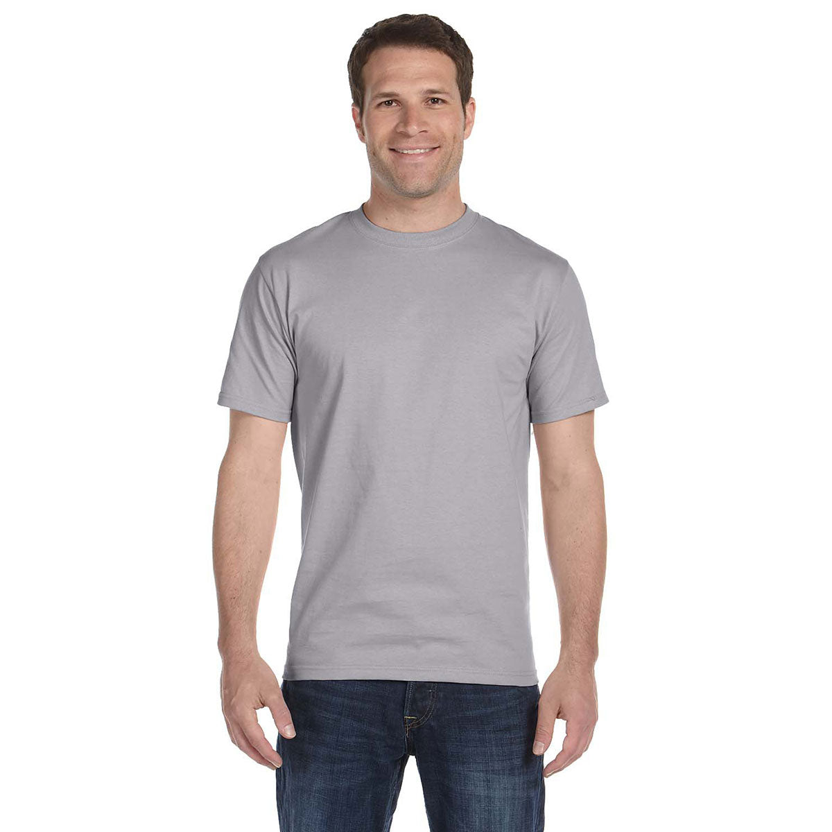 Hanes Men's Stylish Oxford Grey 6.1 oz. Beefy-T - A Must-Have!