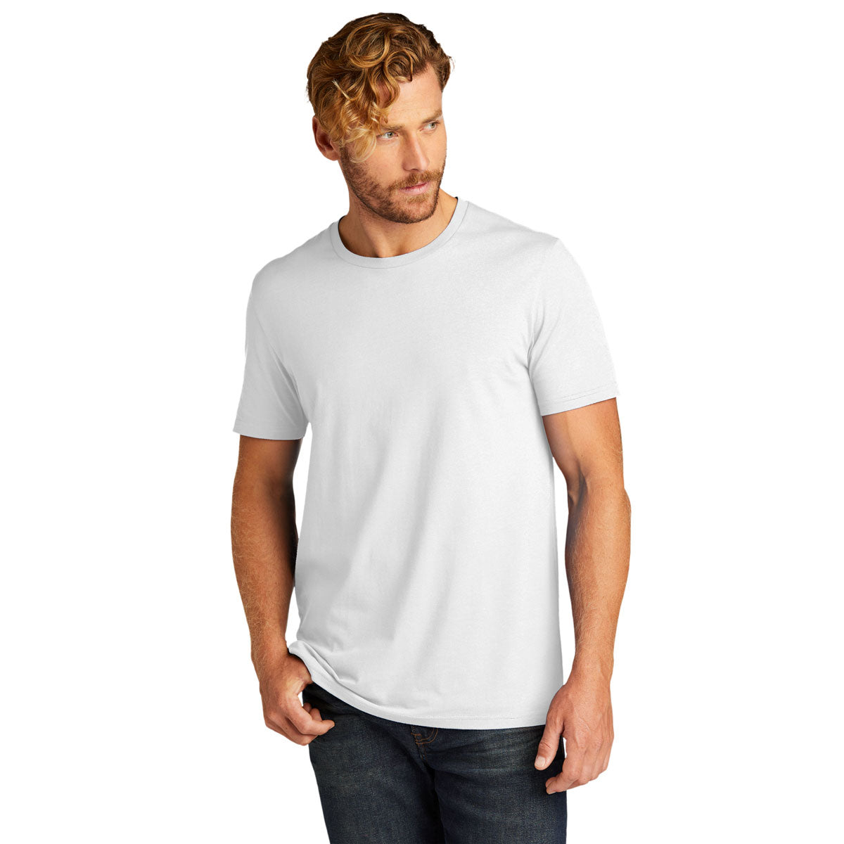 Allmade Unisex Stunning Bright White Organic Cotton Tee