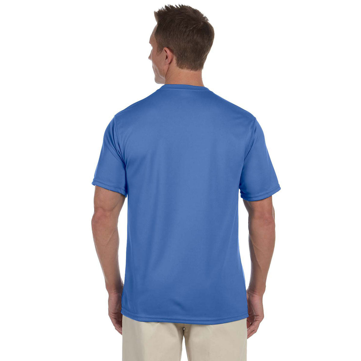 Augusta Sportswear Men's Stunning Columbia Blue Wicking T-Shirt - A Must-Have!