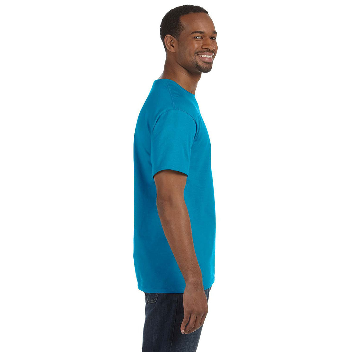 Hanes Unisex Teal Authentic T-Shirt: Comfort and Style Combined