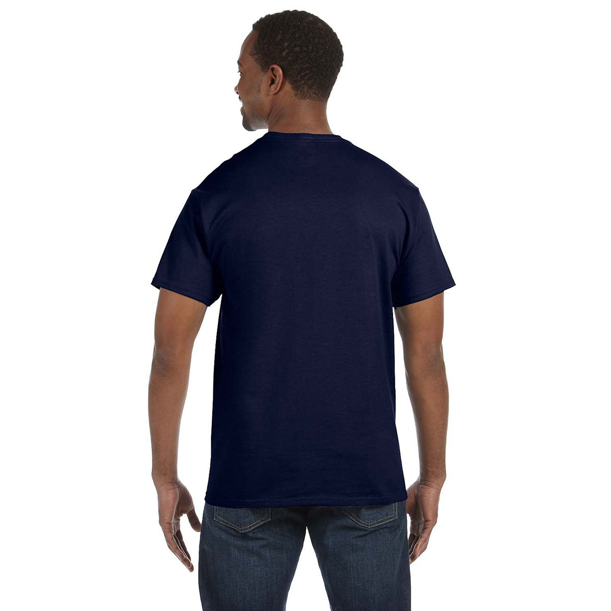 Hanes Unisex Navy Authentic Comfort T-Shirt
