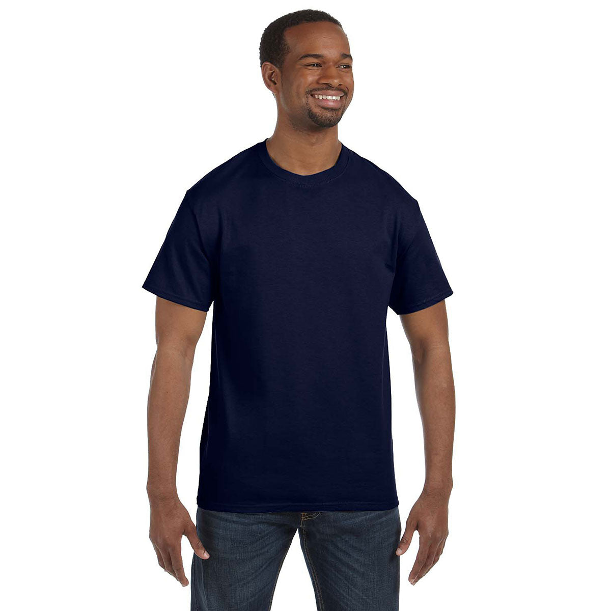 Hanes Unisex Navy Authentic Comfort T-Shirt