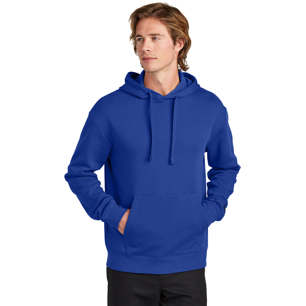 New Era Men's Royal Heritage Fleece Pullover Hoodie - A Must - Have for Men