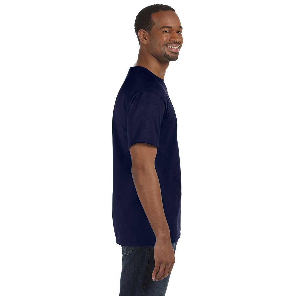 Hanes Unisex Navy Authentic Comfort T-Shirt
