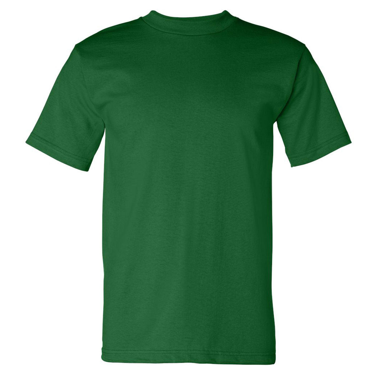Bayside Men's Stunning Kelly Green USA-Made Short Sleeve T-Shirt