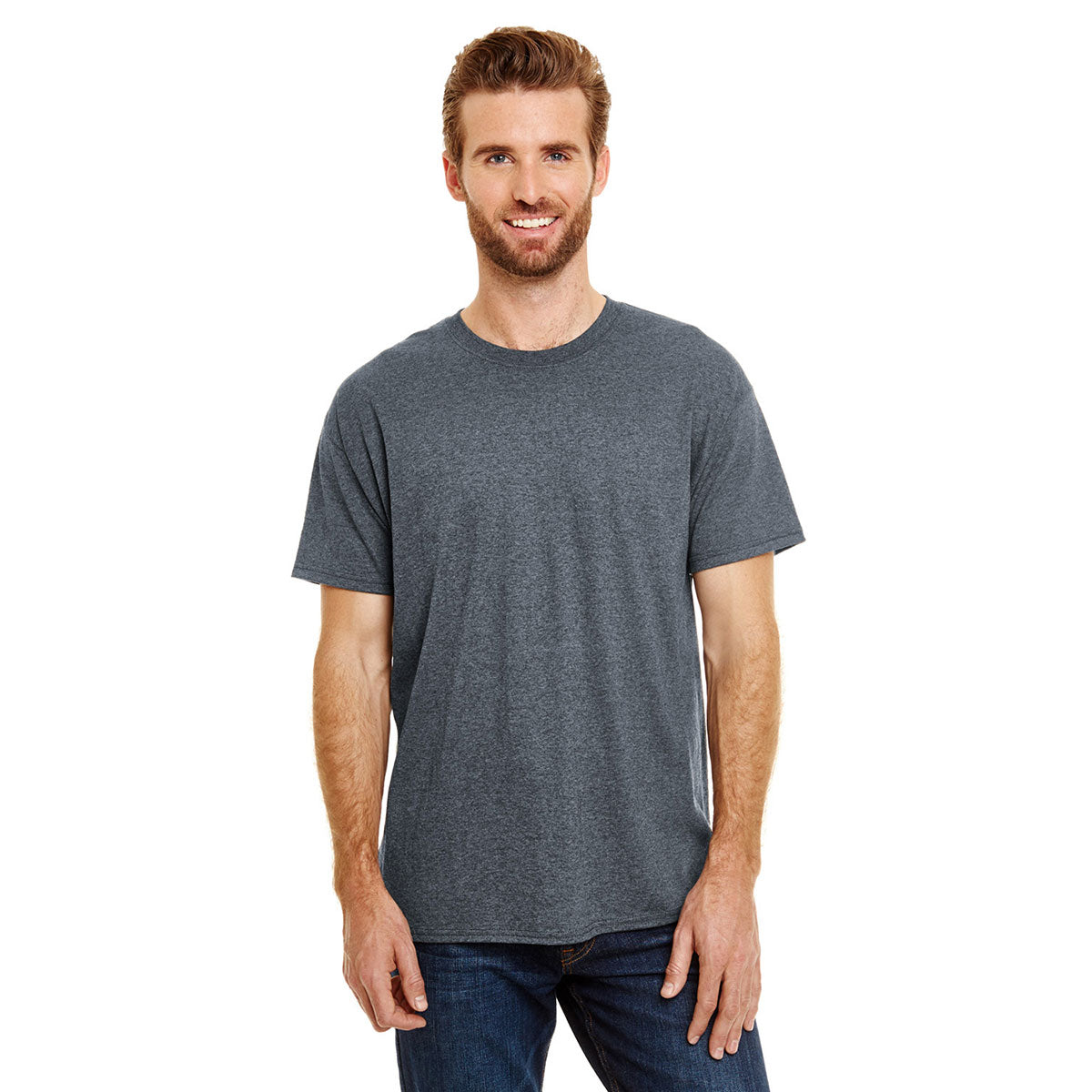 Hanes Men's Stunning Slate Triblend X-Temp T-Shirt