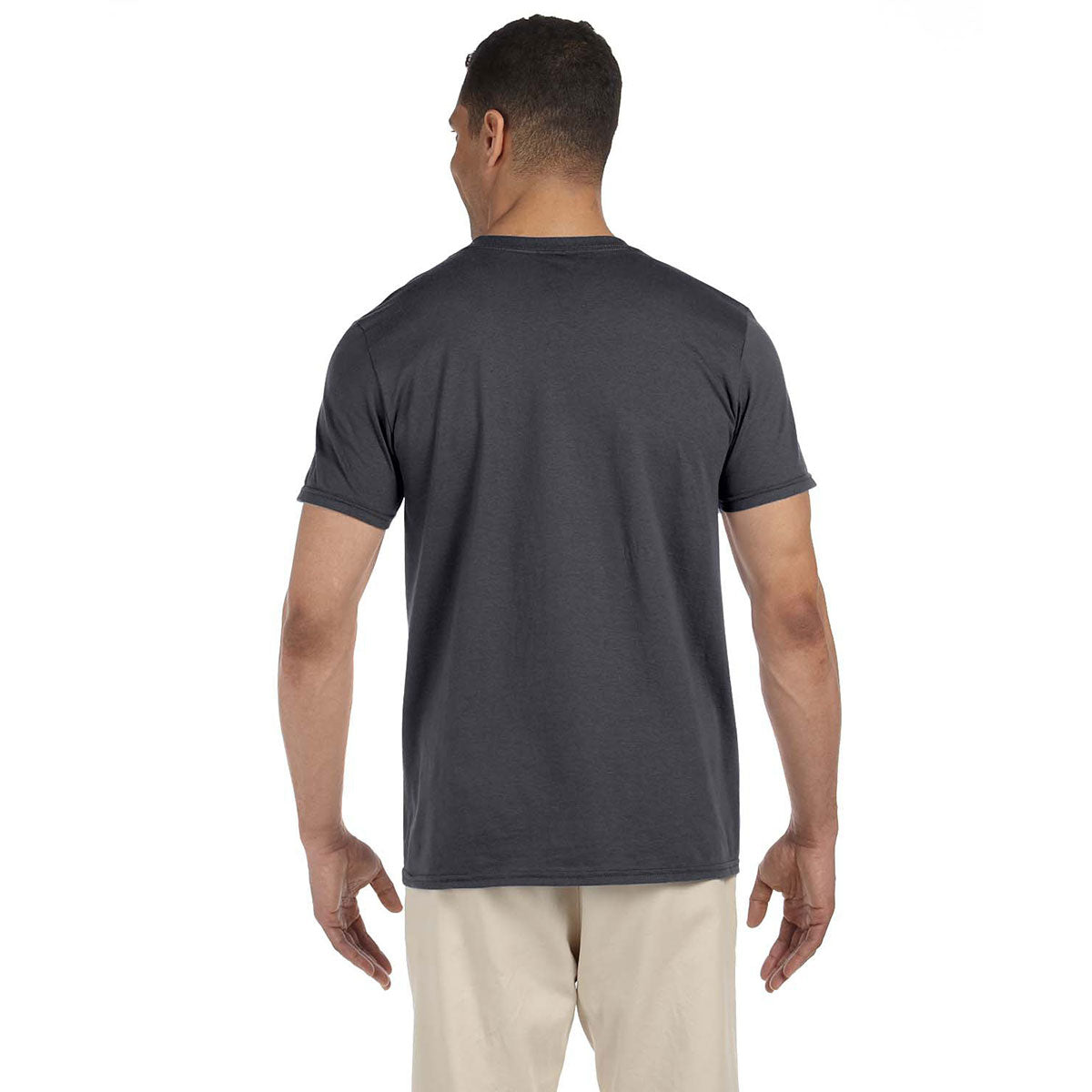 Gildan Men's Charcoal Softstyle 4.5 oz. Premium T-Shirt