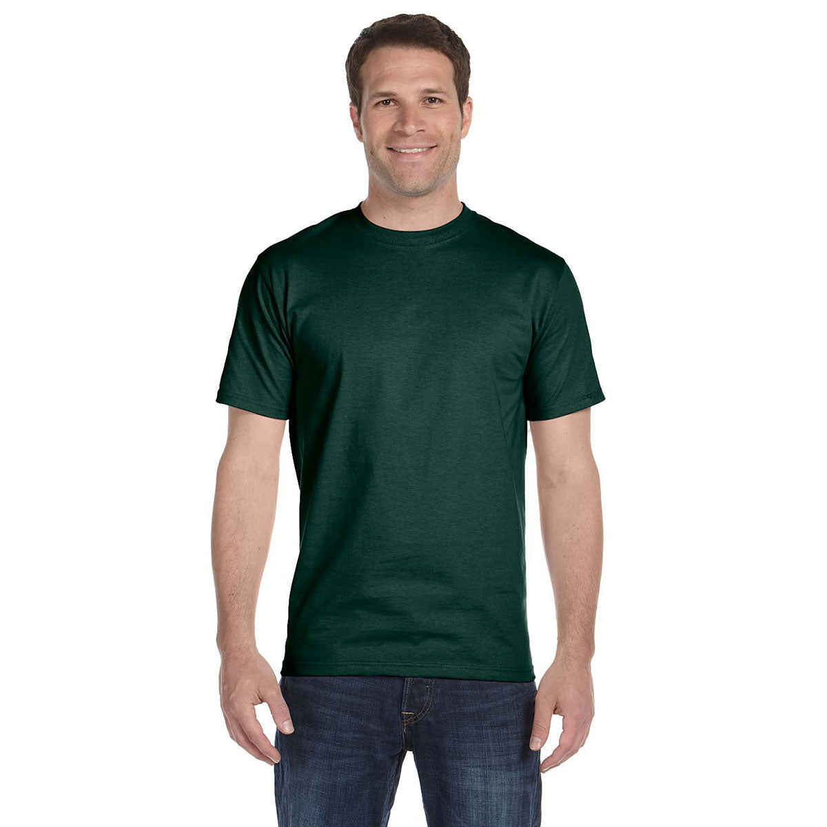 Hanes Men's Deep Forest 6.1 oz. Beefy-T: The Ultimate Comfort Tee